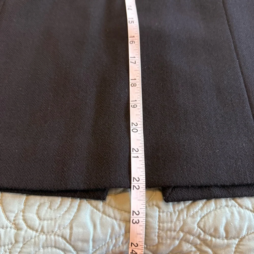 J. Crew Black Wool Pencil Skirt Women Size 8 - Picture 6 of 8